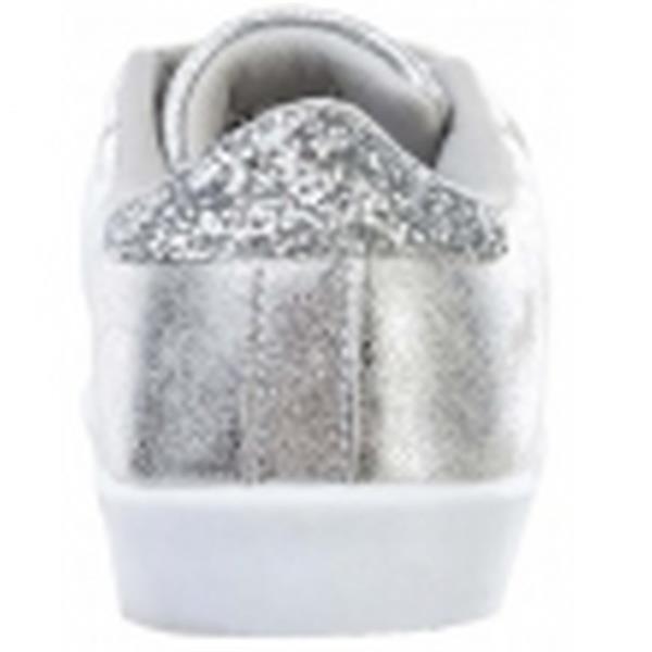 Uddrag bryllup Takke Zig Zag - Sølv sneakers med glimmer stjerne til prinsessen