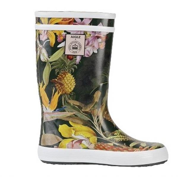 Lækker finansiel at klemme Aigle gummistøvler til børn med blomster - Kew Garden