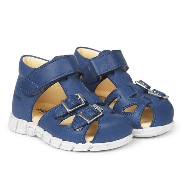 Angulus - Blå sandaler til børn - Stort udvalg »»