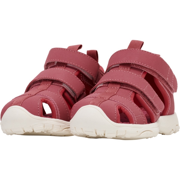 Bliv ophidset Unravel Modig Hummel sandaler med lukket tå og velcro til børn|Rose
