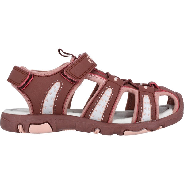 Gamle tider Jakke Hong Kong Lukkede sandaler til børn i rosa/brun fra ZigZag