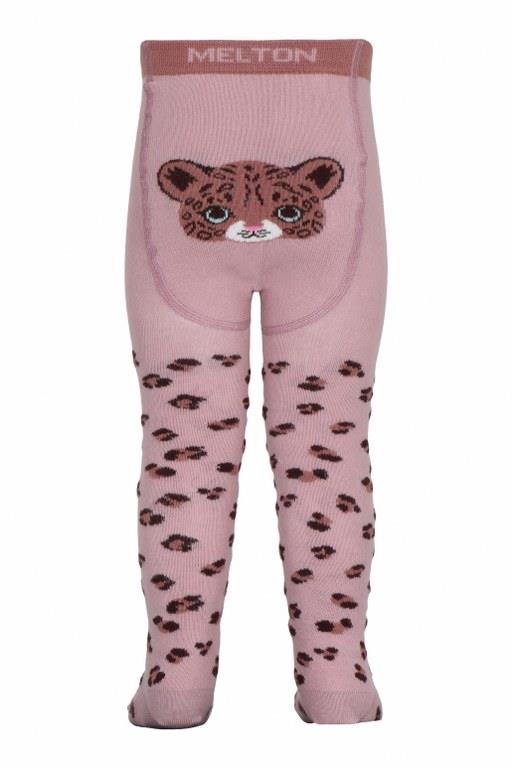Strømpebukser med leopard print til Alt rosa