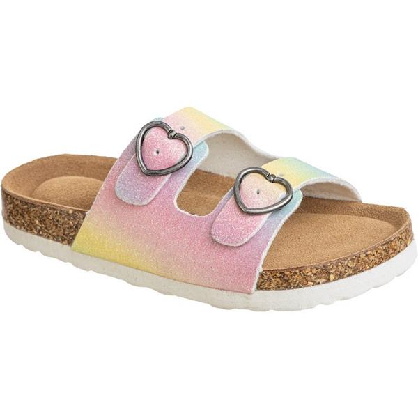 Manners Belønning forsvar Kork sandaler til børn i multi color glimmer fra ZigZag