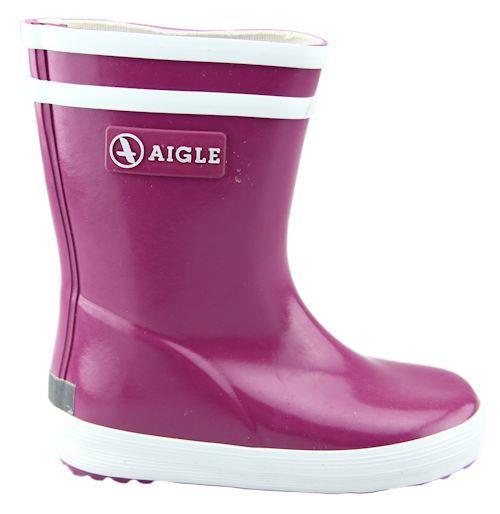 Mockingbird konsonant Søg Aigle Baby Flac gummistøvler til de mindste børn i mørk pink